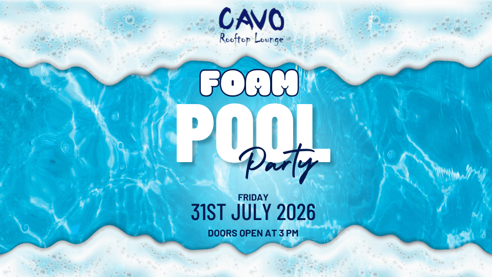 Foam Pool Party at Cavo Rooftop