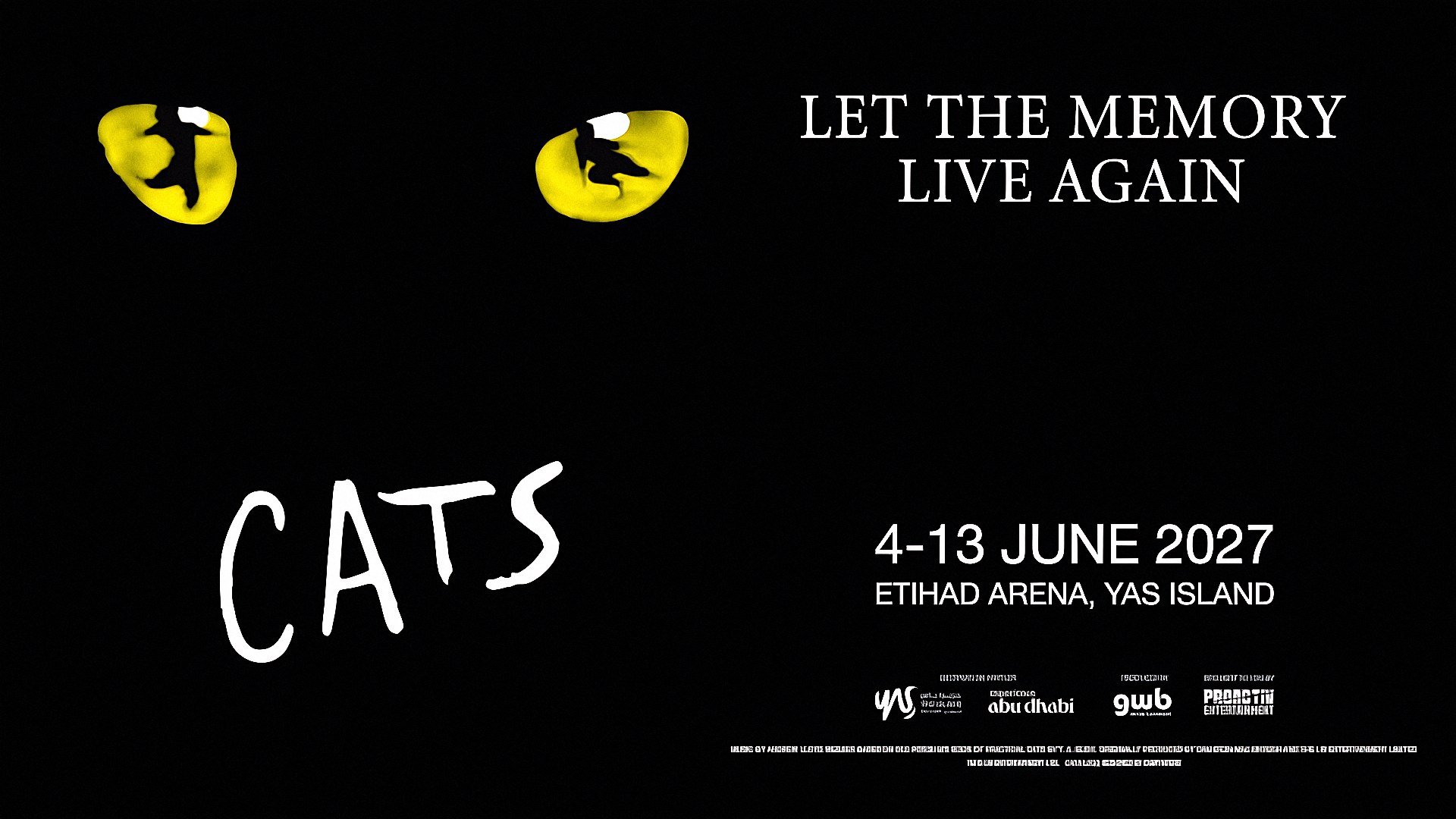 Cats - The Musical 2027 in Abu Dhabi