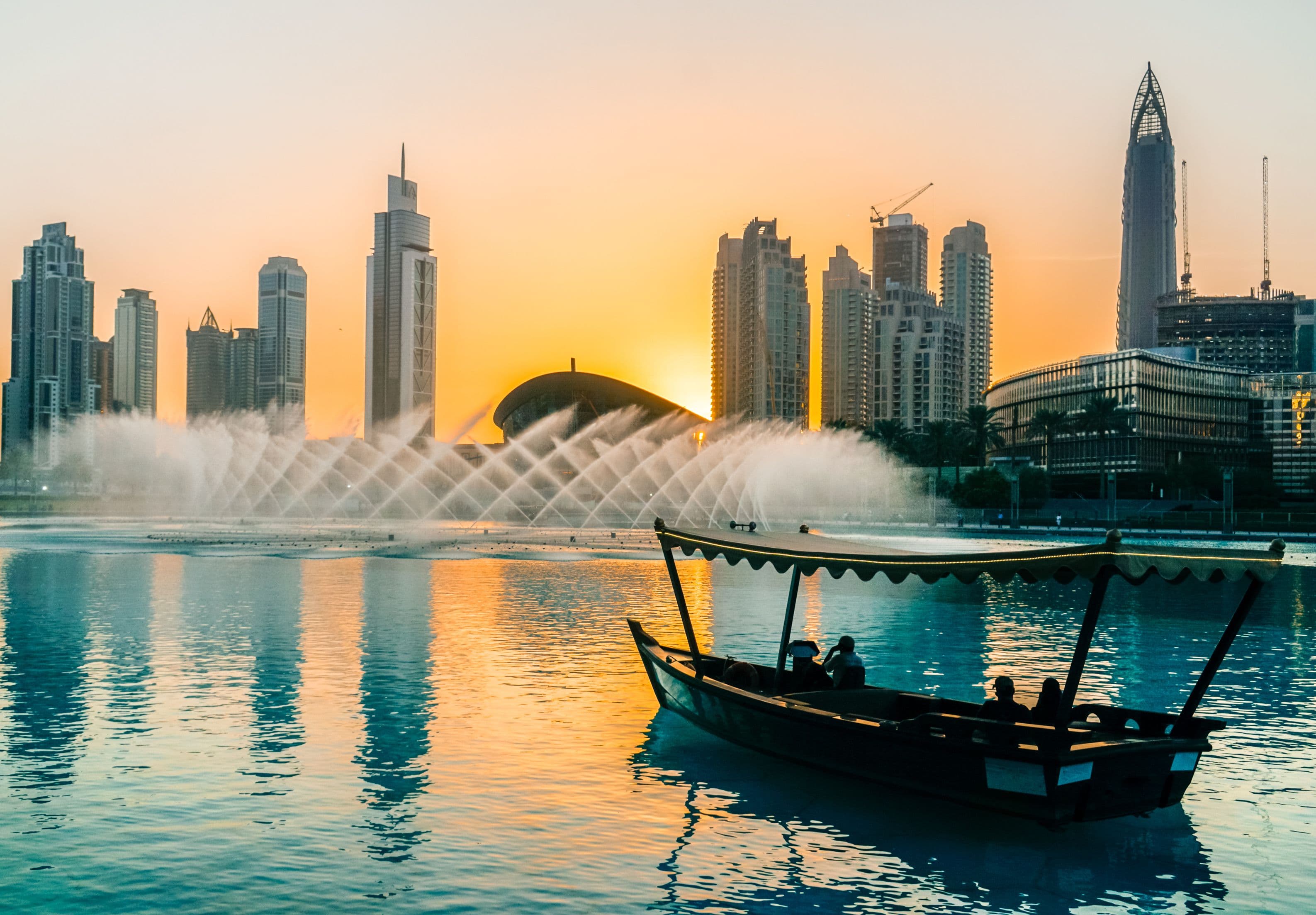 Dubai Lake Fountain Ride